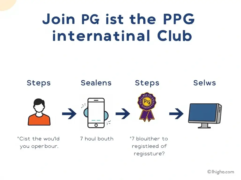 An illustrative guide depicting the steps to join the 威客电竞 Club, featuring clear visuals and concise instructions. The guide should highlight the benefits of membership and the exclusive content available to club members.